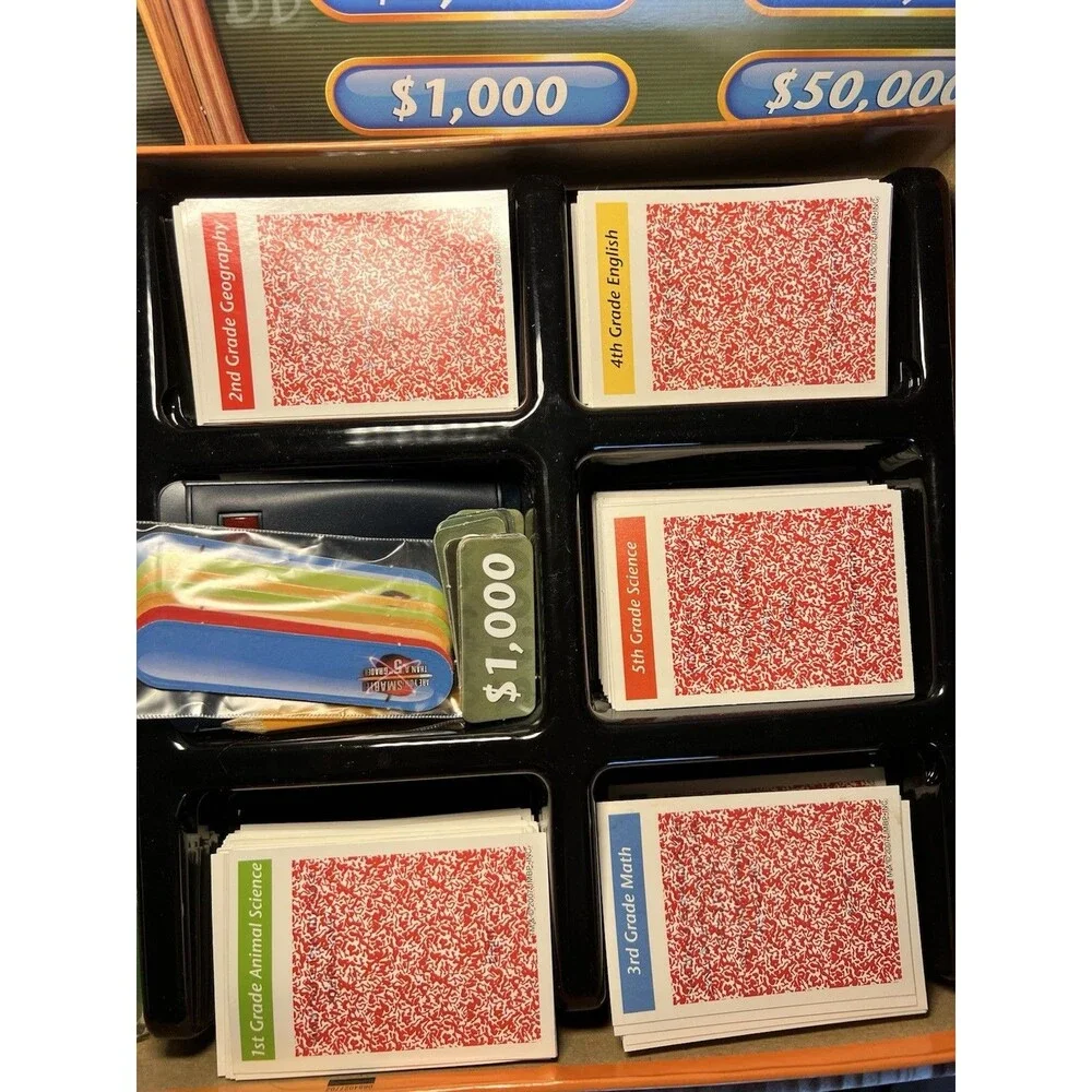 Are You Smarter Than a 5th Grader Board Game Parker Brothers 2007 Edition
